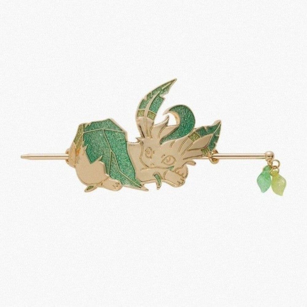 Pokemon center leafeon hair pin / clip